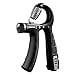 Mynoozi Handtrainer Unterarmtrainer set, Einstellbarer Handtrainer Unterarmtrainer 22-220 lbs (10-100 kg), Hand Gripper Set mit automatischem Zähler für Handgelenk, Finger, und Handkraft - Schwarz Baby,Schwarz günstig Kaufen-Mynoozi Handtrainer Unterarmtrainer set, Einstellbarer Handtrainer Unterarmtrainer 22-220 lbs (10-100 kg), Hand Gripper Set mit automatischem Zähler für Handgelenk, Finger, und Handkraft - Schwarz