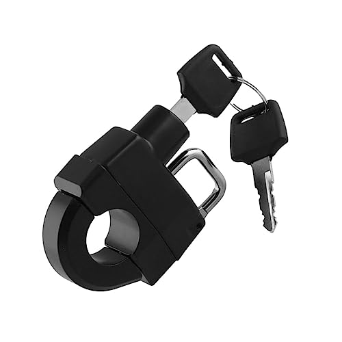 Candado de seguridad para motos y ciclismo en color negro con llave