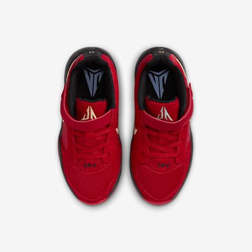 Ja 2 "Nightmare Little Kids' Shoes (IB7250-600, University Red/Black/Jade Horizon/Celestial Gold)4