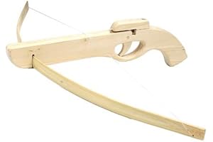 Youth Wooden Crossbow for Kids with 6 Safety Suction Cup Arrows
