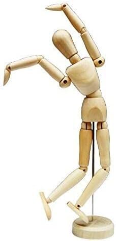 Maniquí de Madera Articulado HSOMiD 12 Pulgadas para Dibujo y Decoración miniatura 6