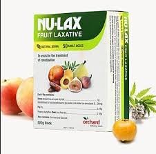 Nulax Fruit Laxative Block 500g Made From Pure Dried Fruits Made in Australia (2 Pack)