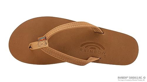Image of Rainbow Sandals Women's Double Layer, Narrow Strap, Leather Sandals w /Arch