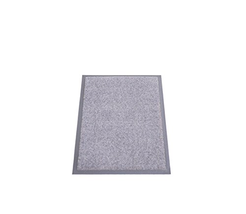 miltex EAZYCARE UNIQ Schmutzfangmatte, 100% Polyamid (Flor), grau, 60 x 40 cm