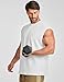 JMIERR Mens Fitness Clothing Tank Tops Men Solid Color Round Neck Short Sleeve Casual Top, US43(L), White
