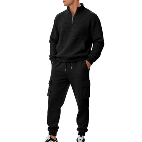 Ensemble homme pantalon classique noir de costume élégant taille S