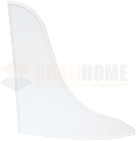 Qualihome Bathtub Shower Splash Guard, White, 2-Pack