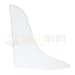 Bathtub Shower Splash Guard, White, 2-Pack