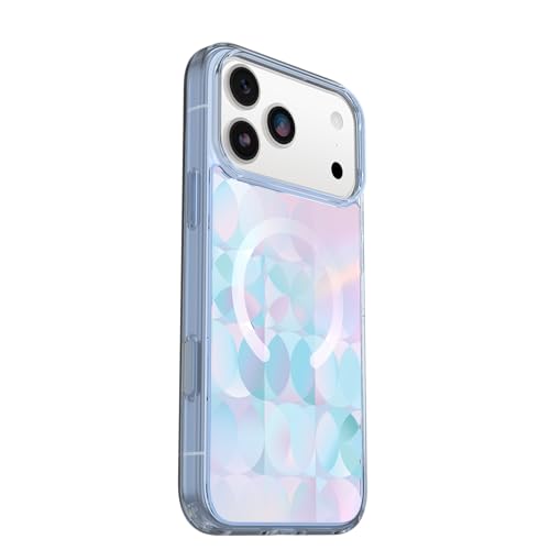 Image of OtterBox iPhone 17 Pro Max Symmetry Series Clear Case - Opal Prism - Blue