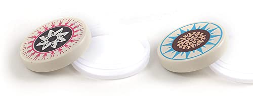Image of KD Willmax Board Quality Indoor Game Striker Accessories Set of 2 Used in National & International Carrom Tournament (Leader)