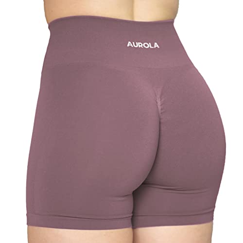 Image of AUROLA Intensify Workout Shorts for Women Seamless Scrunch Short Gym Yoga Running Sport Active Exercise Fitness Shorts