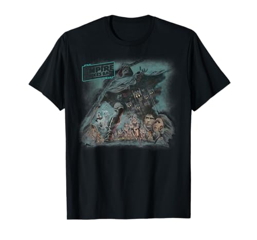 Image of Star Wars Group Shot The Empire Strike Back Smokey Poster T-Shirt
