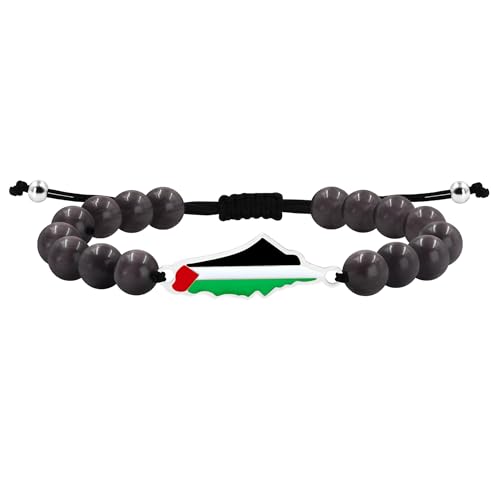 Vivaday Freedom Palestine Bracelet | Handmade Peace and Unity Bracelets | Palestinian Heritage Jewelry | Middle Cultural Eastern Inspired Band YA6029
