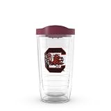Tervis South Carolina Gamecocks - Primary Logo Made in USA Double Walled Insulated Tumbler Travel Cup Keeps Drinks Cold & Hot, 16oz, Classic