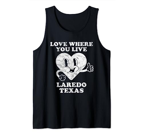 Retro Vintage Laredo Texas Amante Camiseta sin Mangas