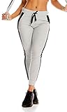 Fiber TwentyFit Jogger Crop Top Sweater 2 Two Pieces Piece Set Sets Sweat Pants Gray