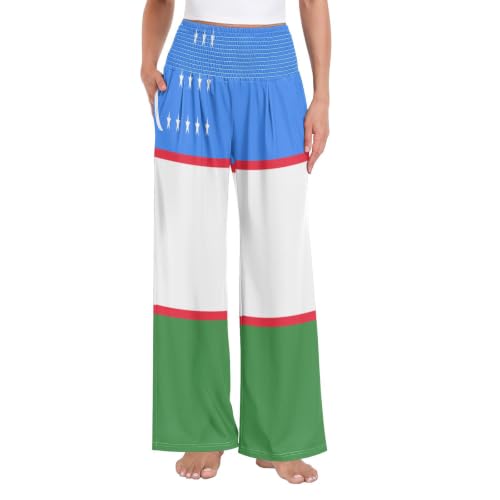 Pantalon détente femme Ouzbékistan léger pour peau sensible et stretch doux