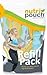 Confezione da 5 Ricariche Nutripouch 250 ml per Frullati Fatti in Casa, Shake Proteici, Succhi di Frutta, Succhi. Da usare con ilSistema di riempimento Tasche Nutripouch