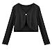 JXKIKOZE Long Sleeve Cardigan Sweater for Girls with Elegant Dress Design Suitable Various Occasions Black Dresses Sequin Jacket Black 13-14y