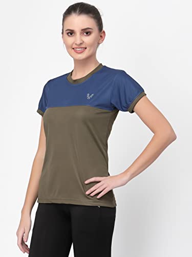 Image of UZARUS Women's Dry Fit Workout Top Sports Gym T-Shirt
