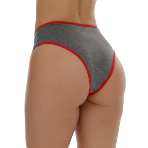 Kit 10 Calcinhas Fitness Com Compressão Para Barriga Tamanho:G;Cor:Cinza Escuro