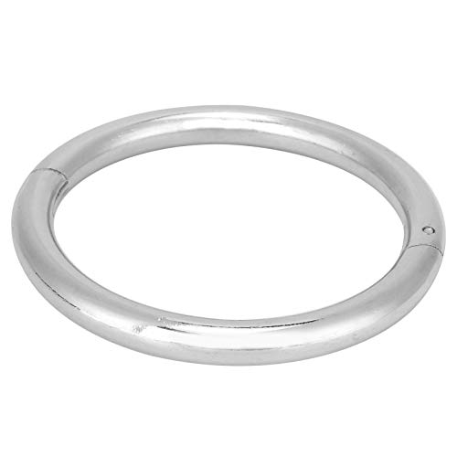 Pilipane Bull Cow Nose Iron Cattle Nose Clip Farm Livestock Veterinary Equipment 100mm Chrome Plated Proof Smooth Burr Iron Material Long Lasting Easy to Use Self Locking