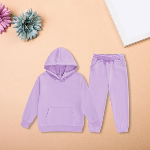 Kid Hoodie and Sweatpants Matching Sweat Set Boys Girls Unisex 2 Piece Hooded Sports Tracksuit 2025 Trendy Suit3