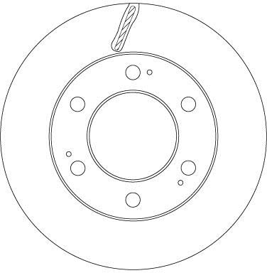 Disque de frein TRW DF6882 avant ventilé Ø294mm SsangYong Rexton GAB