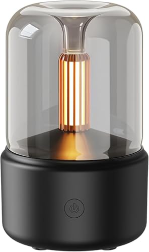 Ultrasonic Cool Mist Humidifier & Essential Oil Diffuser, Air Humidifier with Auto Shut-Off, Ultra-Fine Mist and LED Night Light for Bedroom, Plants, Living Room.