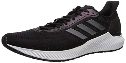 adidas Men's Solar Ride Running Shoe, Black/Night Metallic/White, 10.5 M US