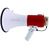 Technical Pro Portable 75-Watts 800M-1000M Range Megaphone Bullhorn Speaker with Strap, Siren, Volume Control, Good for Trainers, Camping, Coaches, Cheer Leaders