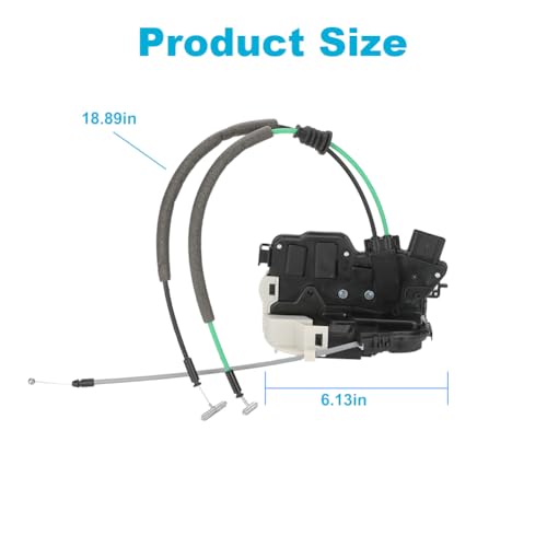 Image of Rear Right Passenger Side Door Lock Latch Actuator Assembly Compatible with Kia Sorento 2011 2012 2013 2014 2015 Door Lock Actuator Replacement for 814202P000 81420-2P000 DLA1537