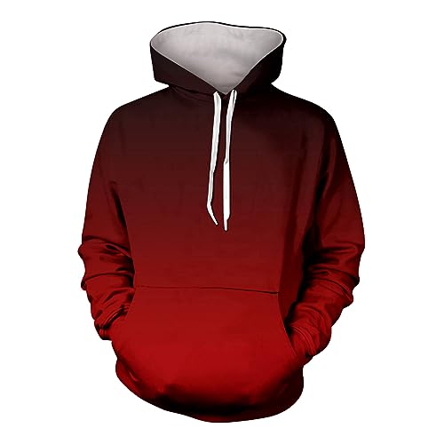 Ymosrh Men's Graphic Hoodies Unisex Pullover Sweatshirts Casual Drawstring Hoodie Mens, M-4XL