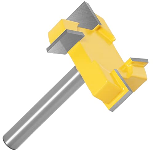 PYouo-best router bit 8mm Shank 4 Edge T Type Slotting Cutter Woodworking Tool Router Bits For Industrial Grade Milling Cutter Slotting Durable products ( Cutting Edge Length : Z3-12X50.8X12.7 )
