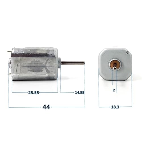 Moteur électrique carré à rotor 6 pôles haute stabilité 24V