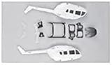 Anzahl der Packungen: 1.0 Carson 500508591 - ADAC Helikopter Rumpf-Set komplett
