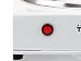 Tristar KP-6245 Placa de cocción, 2500 W, Acero Inoxidable, Blanco