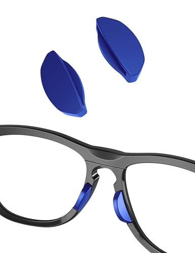 Saucer Replacement Nose Pieces Pads for Oakley Spindrift OO9474 | Spindrift RX OX8176 Sunglasses - Standard Blue