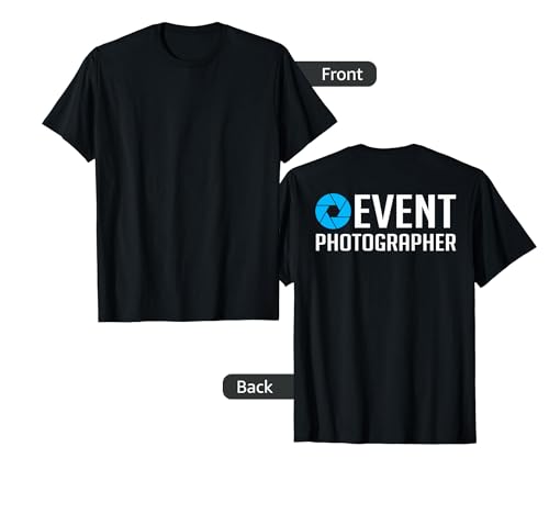 Official Staff Job (Back Printed) Event Photographer T-Shirt