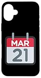 Installation facile Coque pour iPhone 16 Plus Calendrier détachable