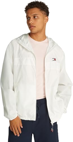 Tommy Jeans Herren Tjm Lw Chicago Jacket Ext Dm0dm20204 Windbreaker-Jacke, White (Ecru), XXL EU – Ansicht 1