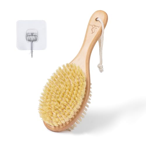 Dual-Sided Short Handle Wood Brush