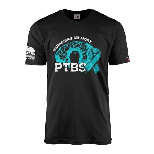T-shirt Alfasher Veteran Harassing Memory PTBS 45676 Inoubliable pour homme