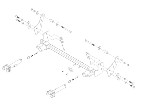 Roadmaster Inc 521455-5 Basepate for Jeep Wrangler