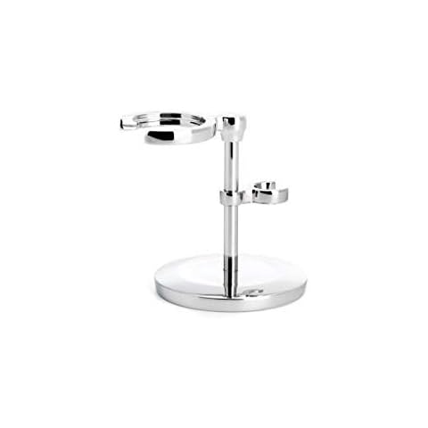 Mühle Traditional Classic Safety Razor and Shaving Brush Holder - Chrome Plated Cover