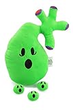 Attatoy Gallbladder Plush, Body Organ Stuffed Toy Complete with Gallstones