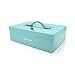 Honeywell Safes & Door Locks - Small Safe Box for Home - Fire Resistant Documents Lock Box with Keys - Steel Security with Key Lock for Personal Items, Jewelry, Money - 0.17 Cubic Feet - Teal - 6124TL -  LH Licensed Products, Inc, LHLP6124TL