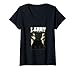 Womens Funny Evil Larry Cat Dank Brainrot Meme Gifts, Cat Meme V-Neck T-Shirt
