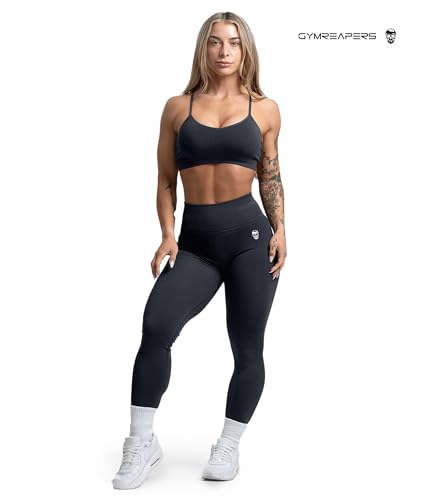 Image of Gymreapers Seamless Sports Bra for Women - Wireless Compression Padded Supportive Bras for Gym, Yoga, & Fitness
