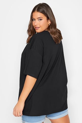 Image of LEOTUDE Oversized Cotton Blend Half Sleeve Unisex (Women /Men) T-Shirts